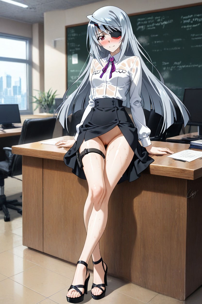 Cm Lengh, High Heeled Sandals, Perfect Anatomy Hentai AI Porn