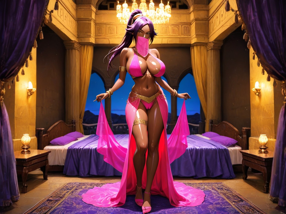 Night, Seductive, Massive Ass Hentai AI Porn