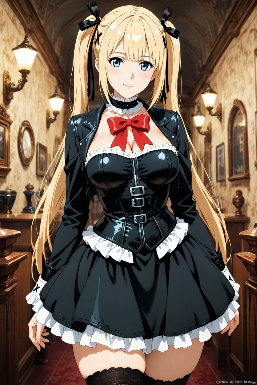 No Headdress, Large Breast, Blue Eyes Hentai AI Porn