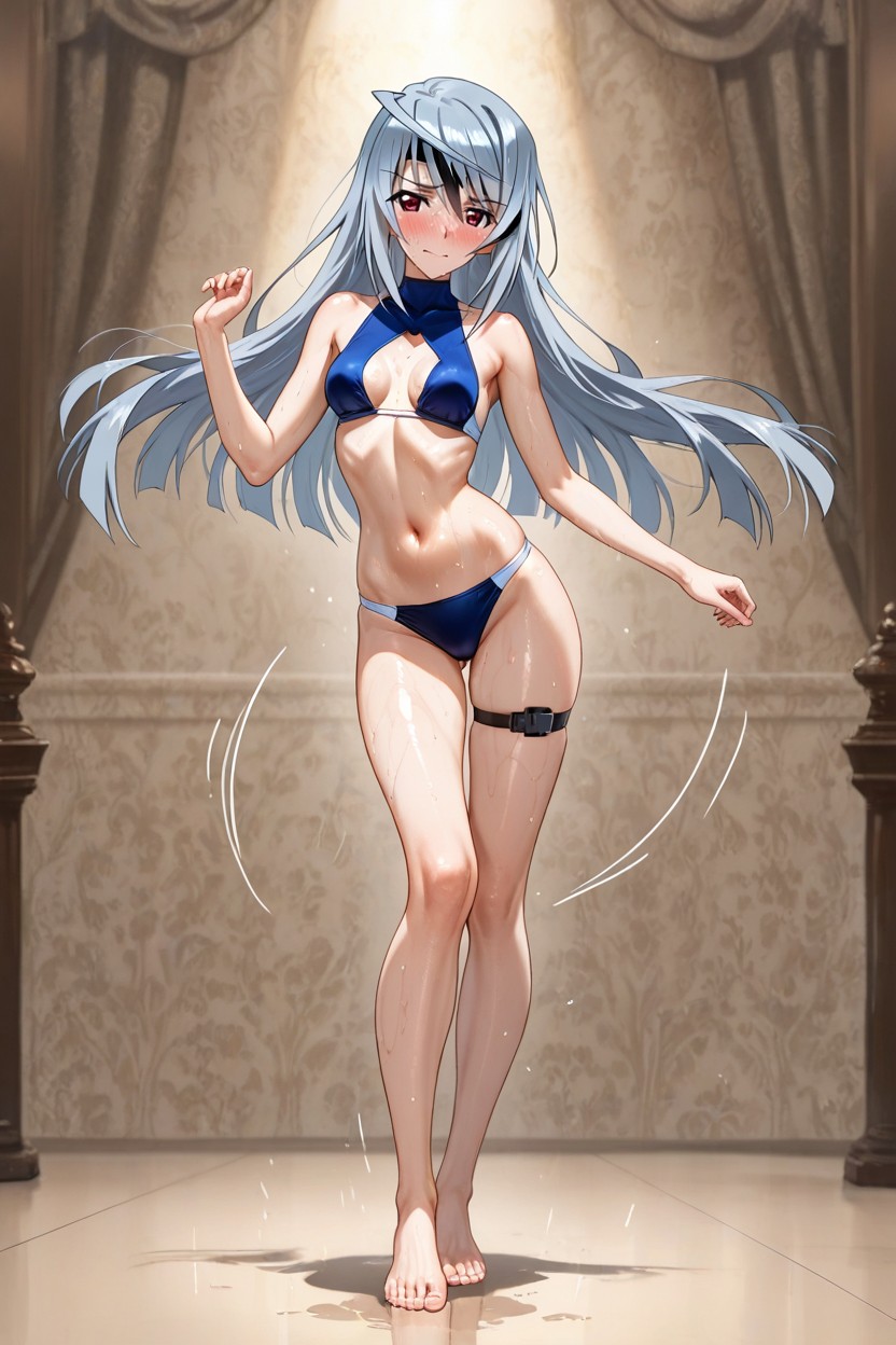 Cm Lengh, Leg Is Times Longer Than Head, Small Breasts Hentai AI Porn
