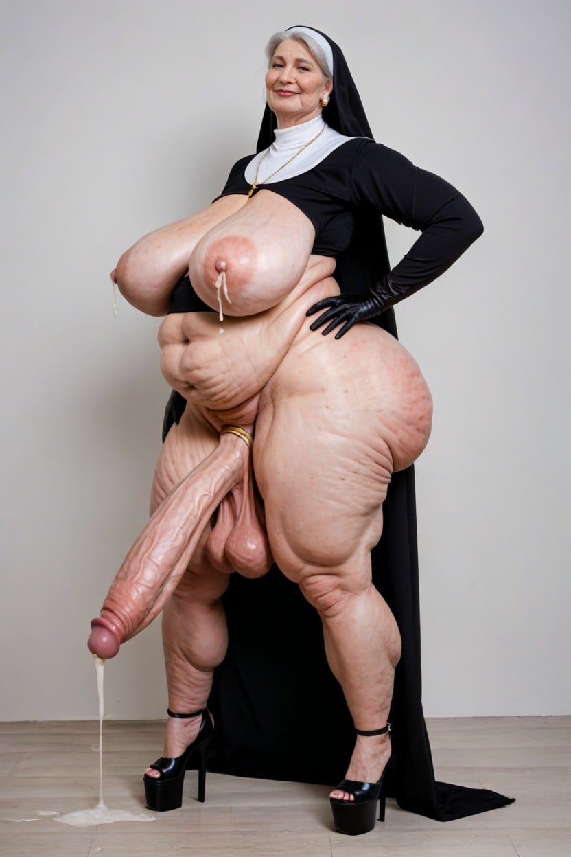 Fat Meaty Balls, Huge Cumshot, Stretch Marks On Ass 人妖AI黃片