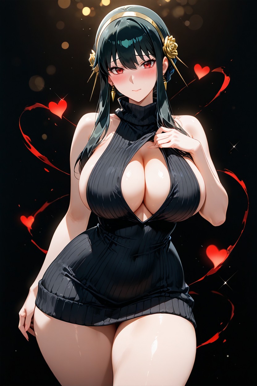 Milf, Cleavage, 25+ Hentai AI Porn