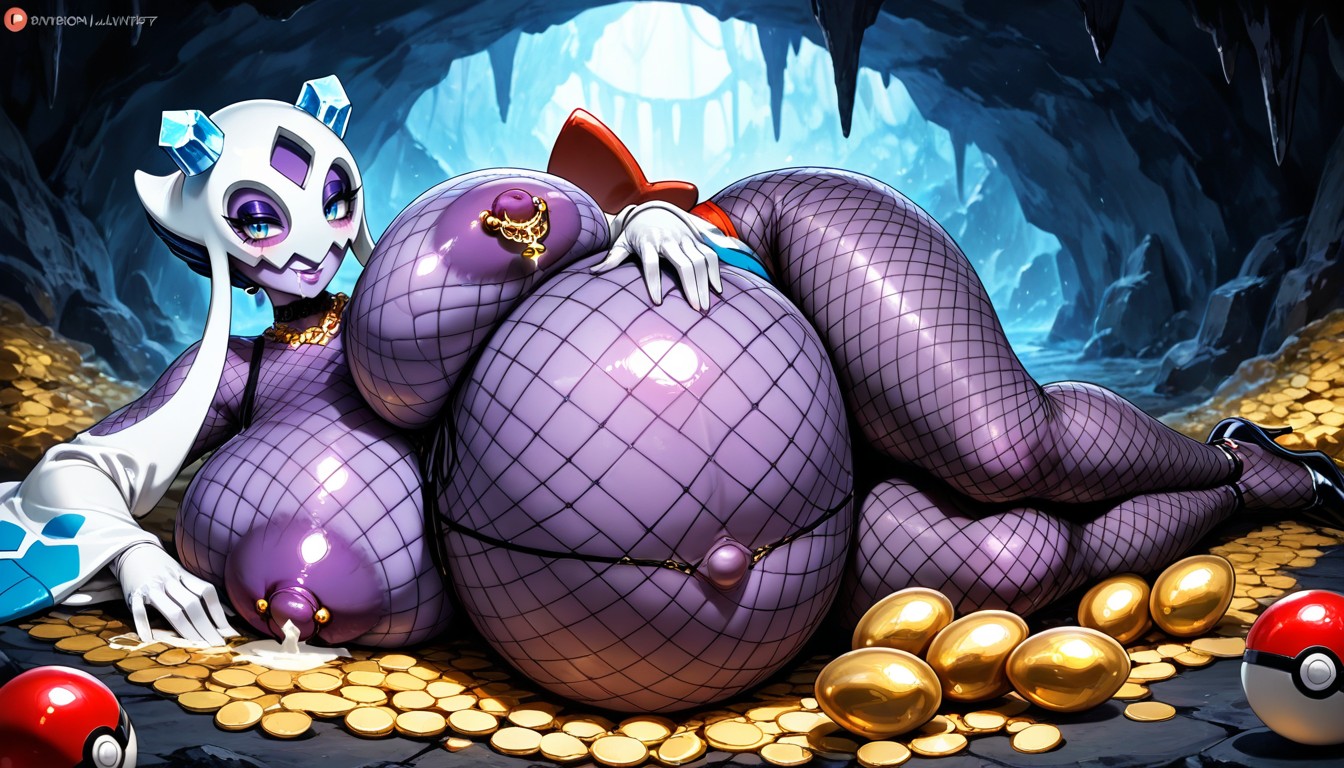 Lactating, Hands On Belly, Cave AI Porn