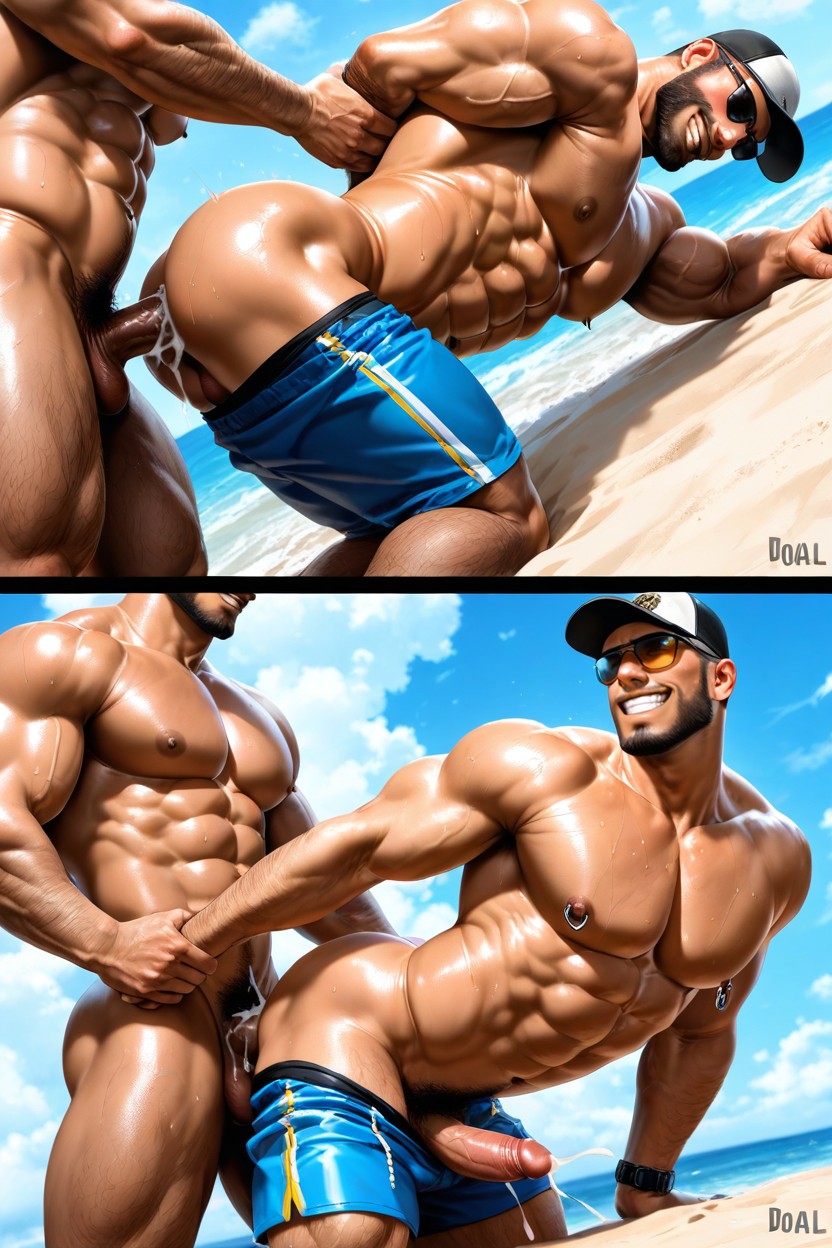 Male Pubic Hair, Skinny, Sex AI Gay Porn