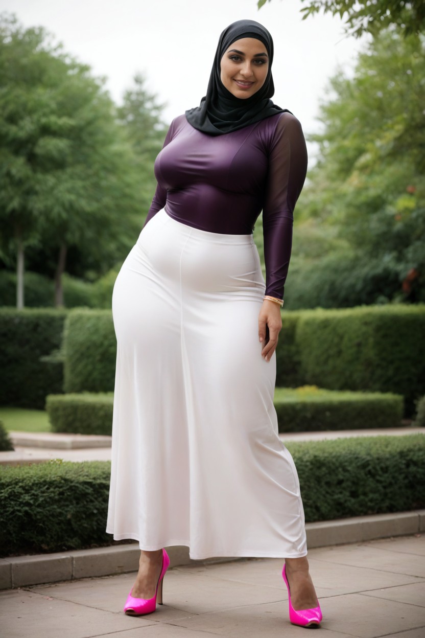 Stunning Face, Model, Curvy Body AI Porn