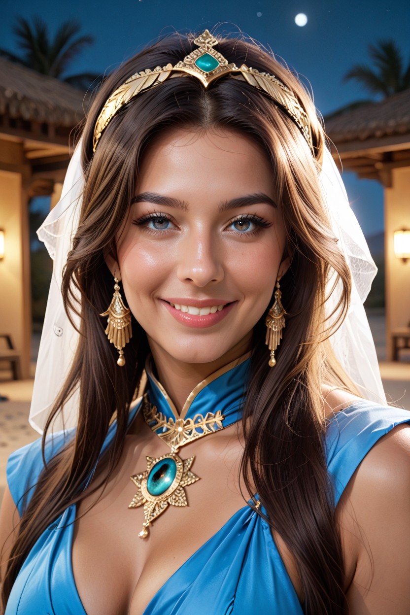 Model, Oriental Night, Luxanna Crownguard AI Porn