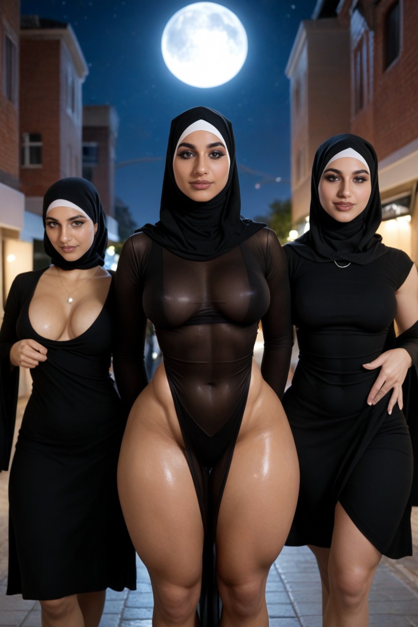 Big Legs, Gorgeous Image, Night AI Porn