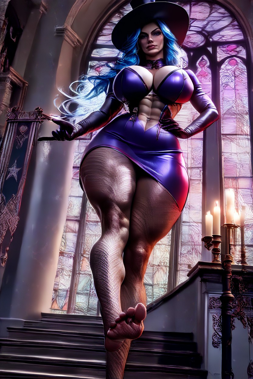 Extremely Highly Detailed, Leg Bent, Angry Hentai AI Porn