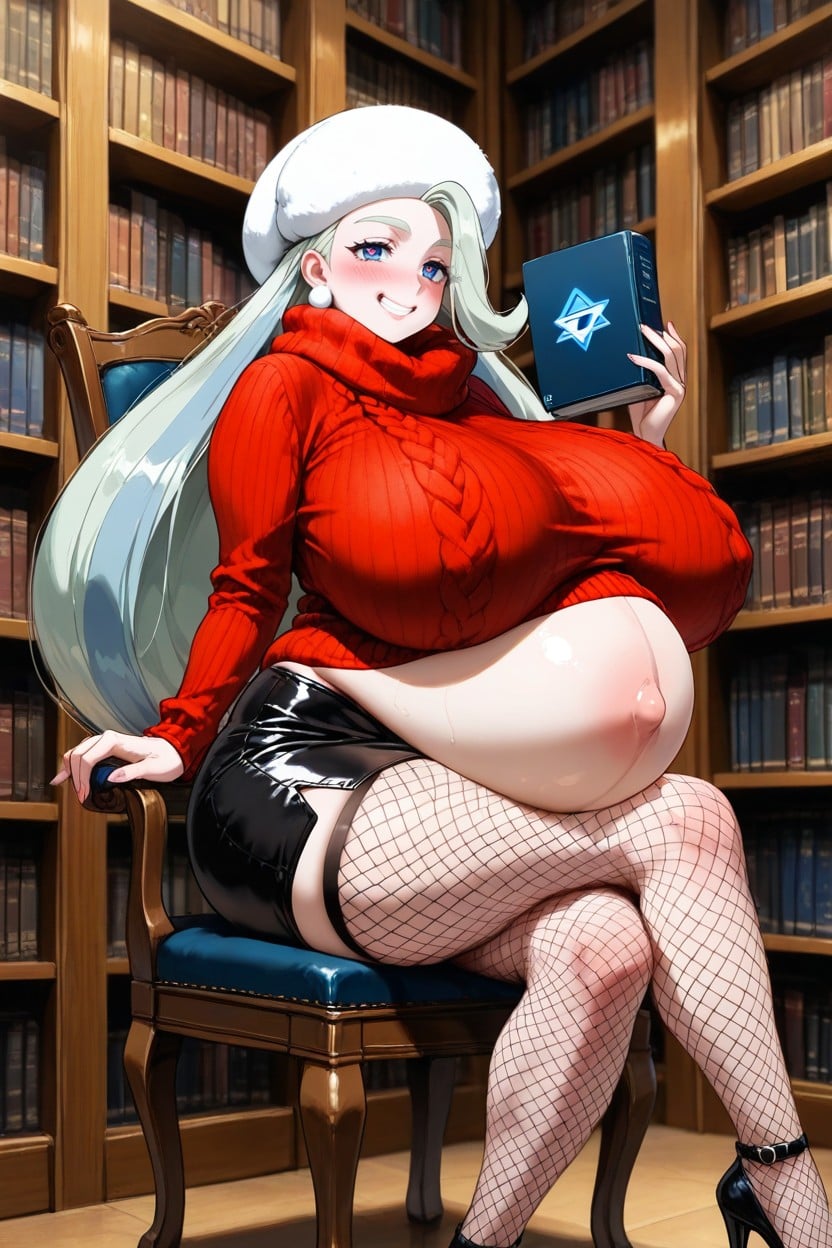 Low Angle, Black High Heels, Close Up AI Porn