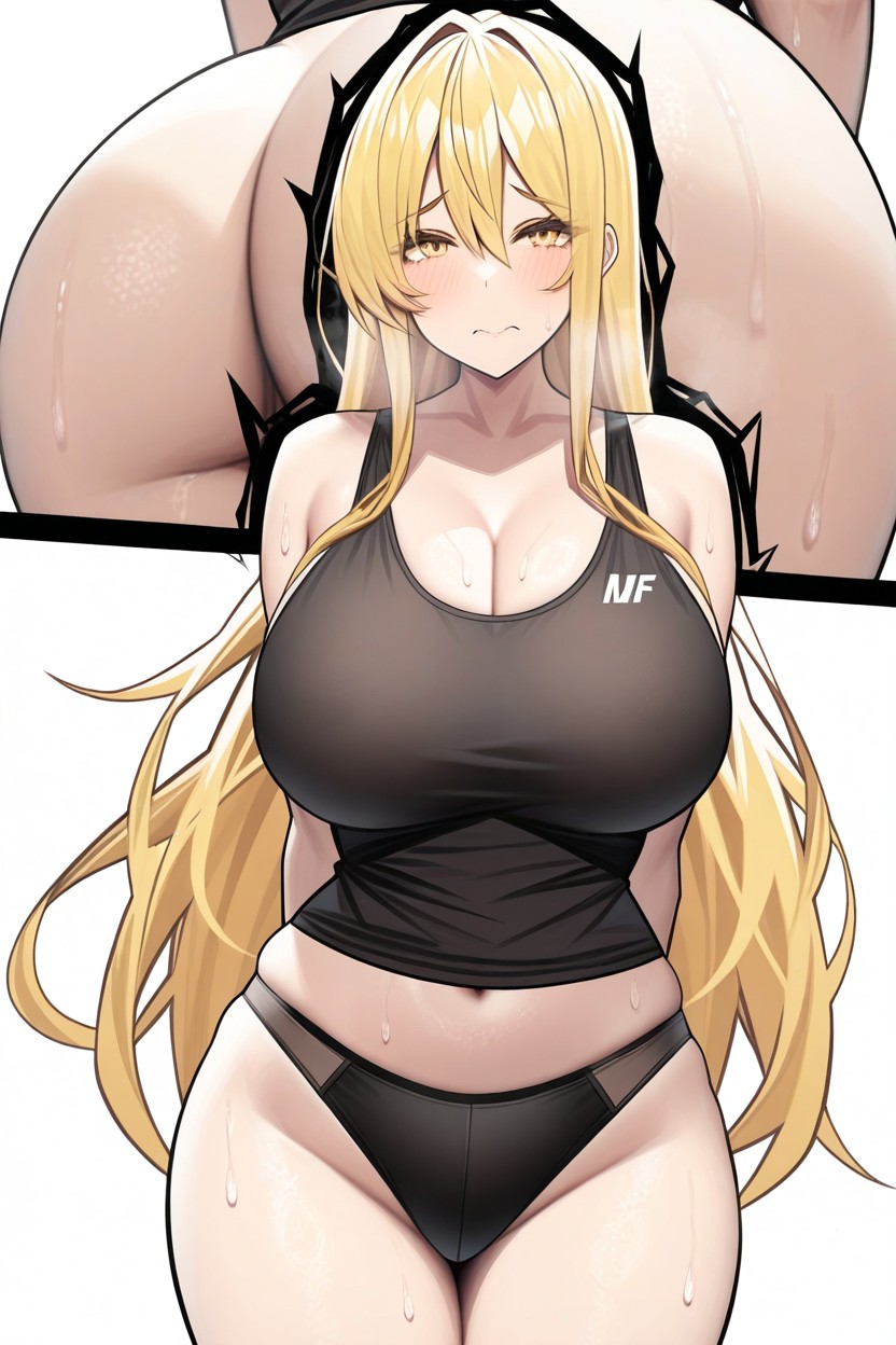 Big Ass, Thick, Blushing Hentai AI Porn