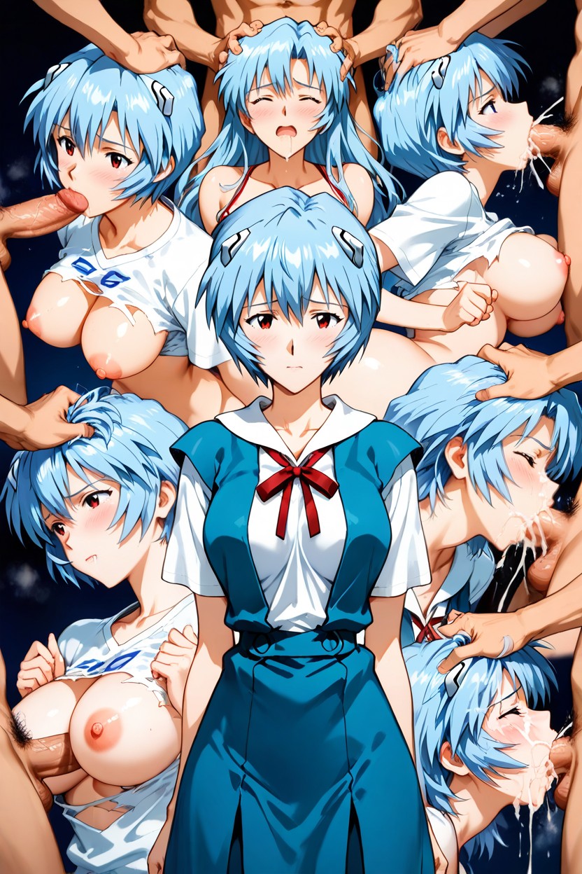 Sad, Cock Spurting Thick Streams Of Cum, Deep Throat Blowjobs Hentai AI Porn