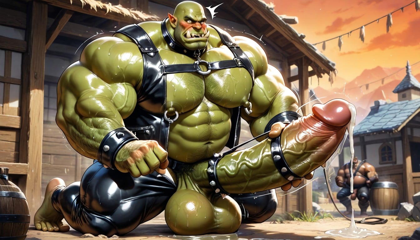 Orc, 25+, Horny Face AI Gay Porn