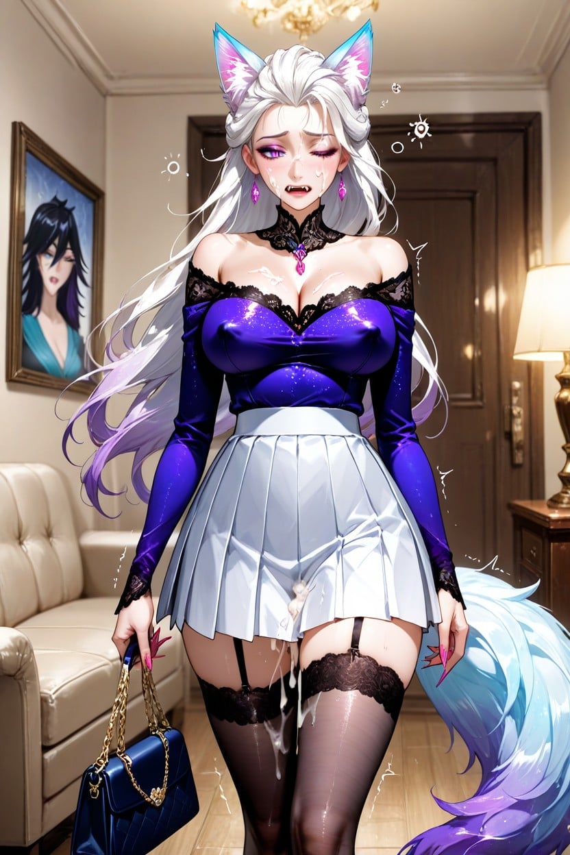 Vertical Slit Pupils, 25+, Long Nails Hentai AI Porn