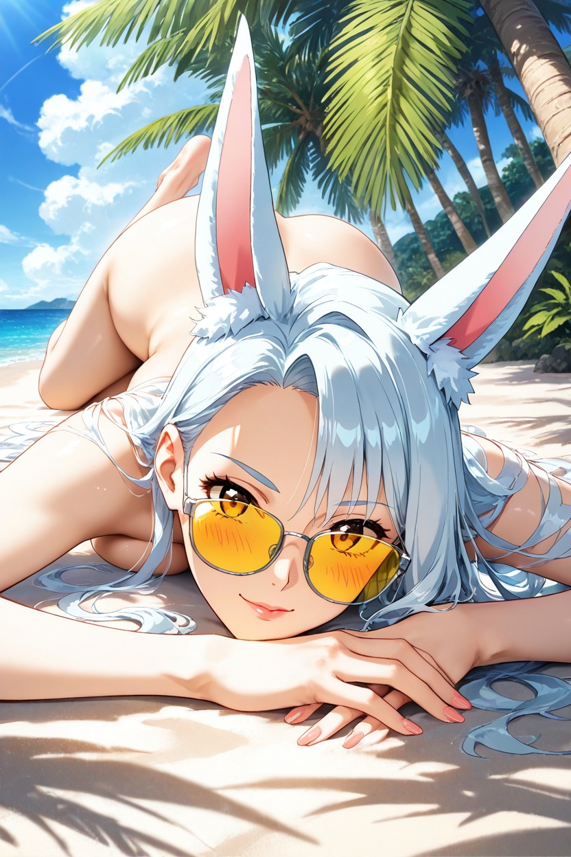 Topless, And Blushing Cheeks, 25+ Hentai IA