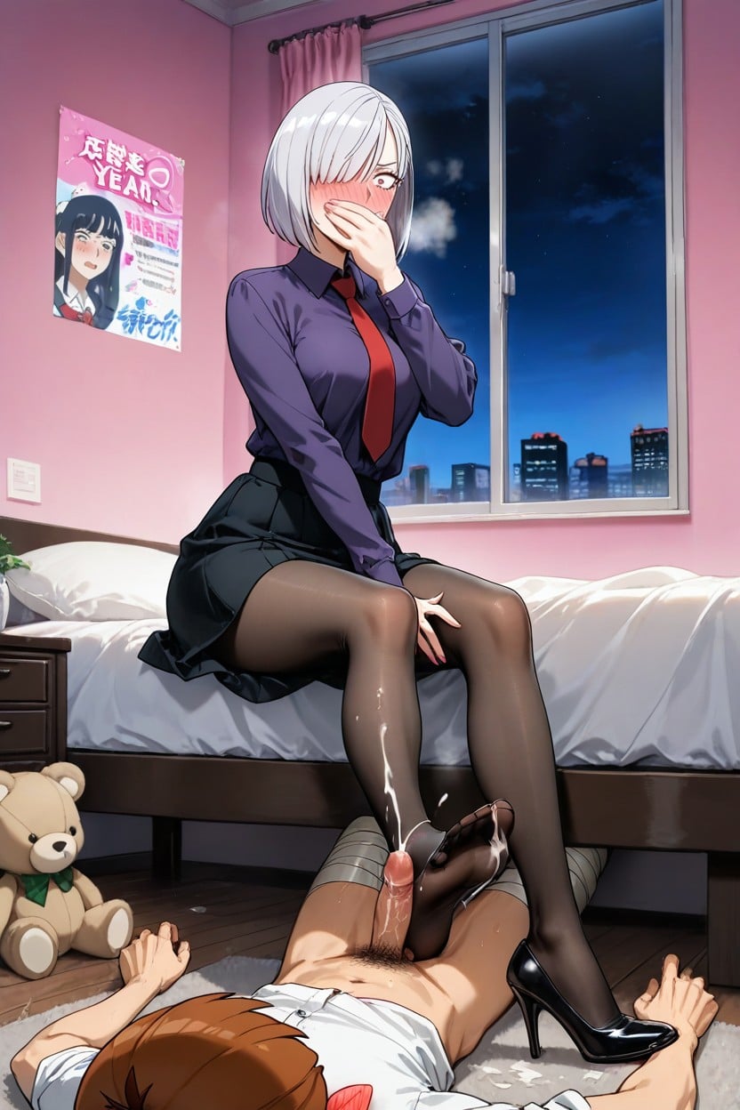 Male, Side View, Foot Fetish Porno IA hentai