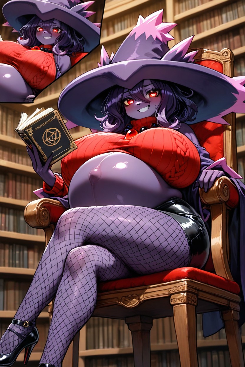 Dark Purple Catears, Lean Body, Medium Ass AI Porn