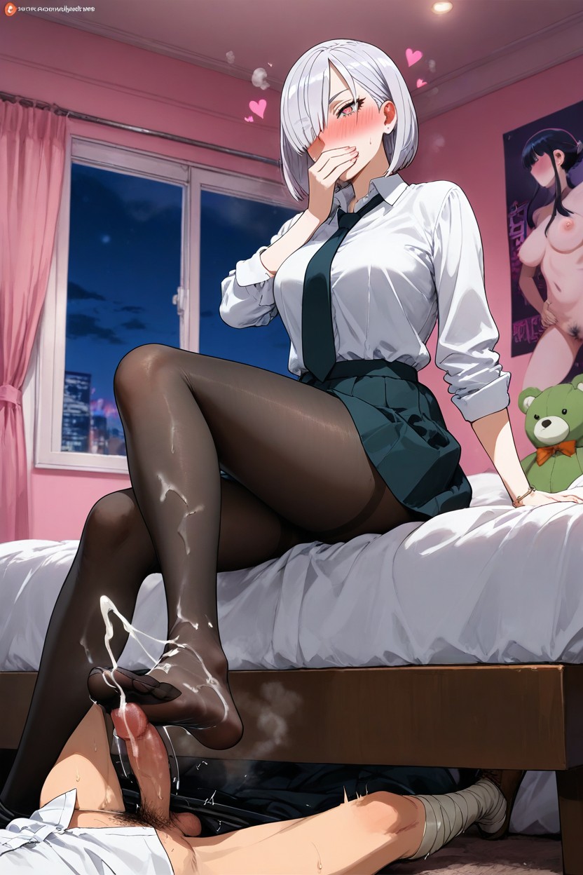 Female Sitting, Guy Orgasming, Duo Hentai AI Porn