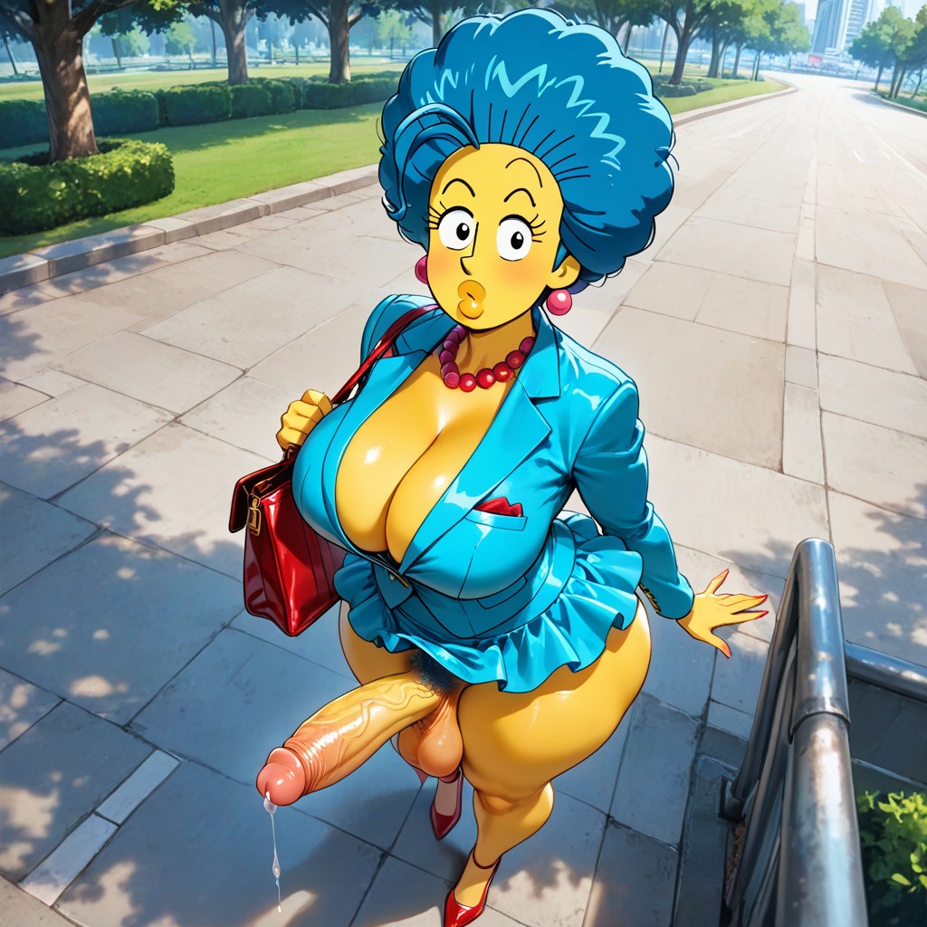 Standing, Thick Thighs, 陰毛 ヘンタイAIポルノ