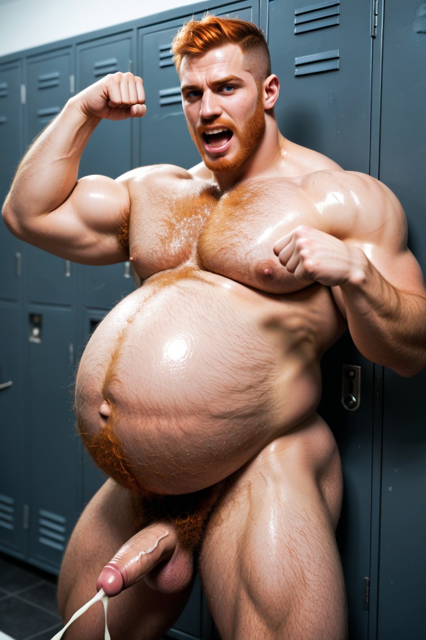 Cant Stop Cumming, Hyper Cum, Hyper Hairy Chest AI Gay Porn