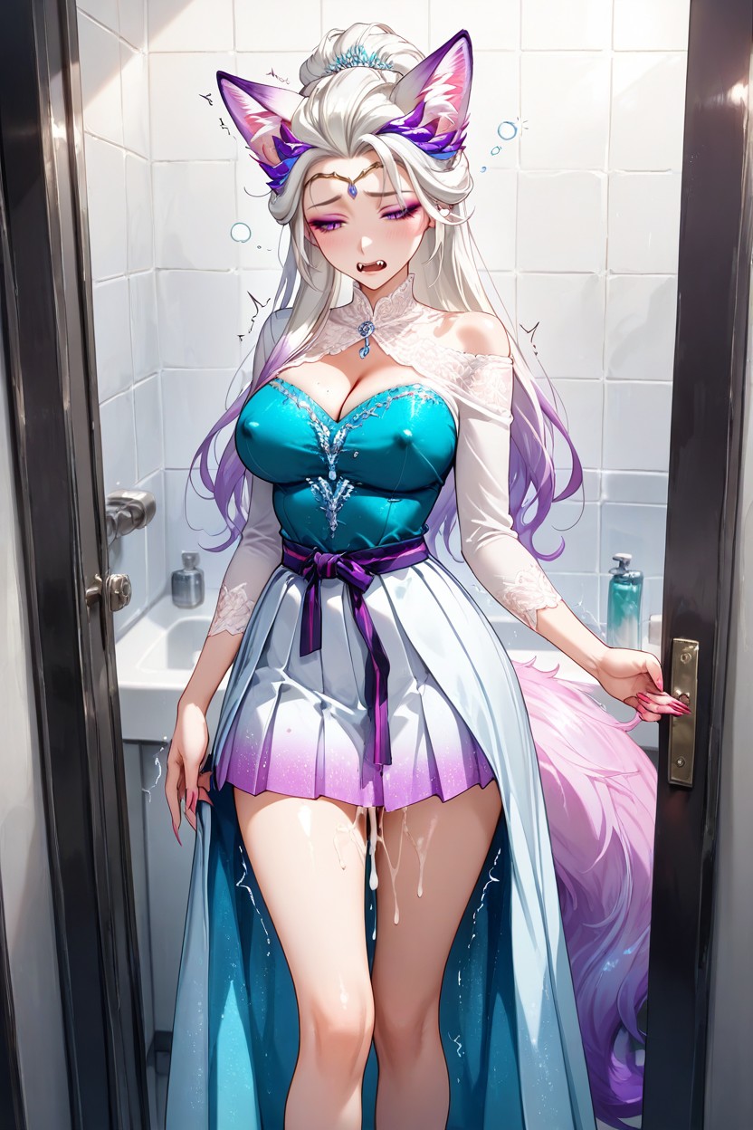 25+, Lace Trim Collar, Long Hair Porno IA Hentai