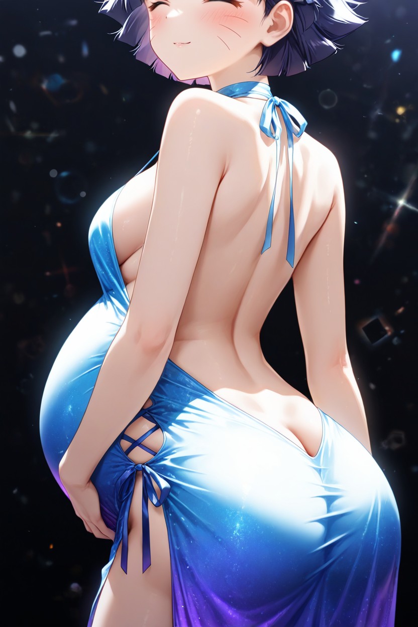 25+, Uzumaki Himawari, No Underwear Hentai AI Porn