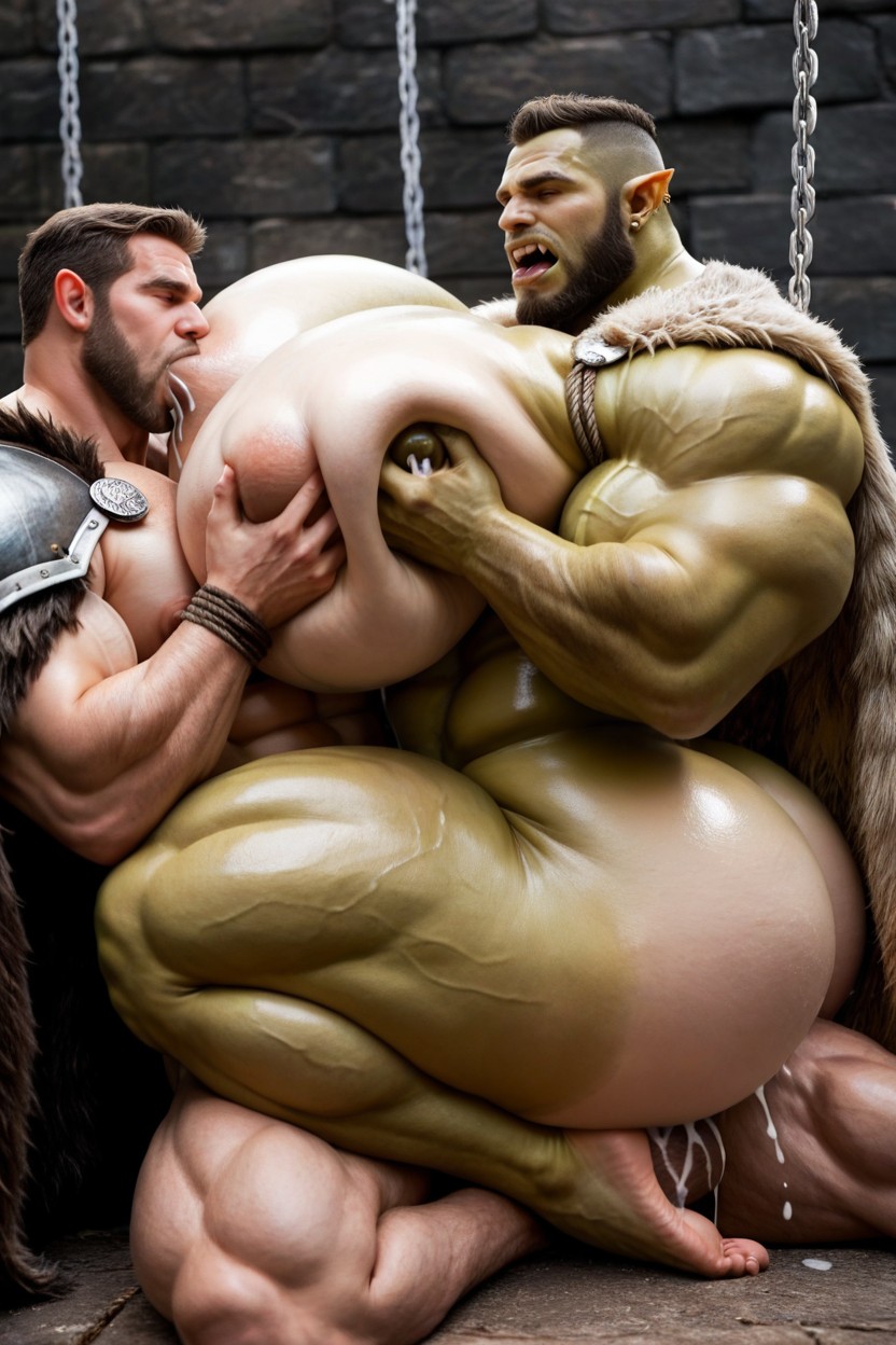 Male Only, Male Knight Top, Extremely Large Ass AI Gay Porn