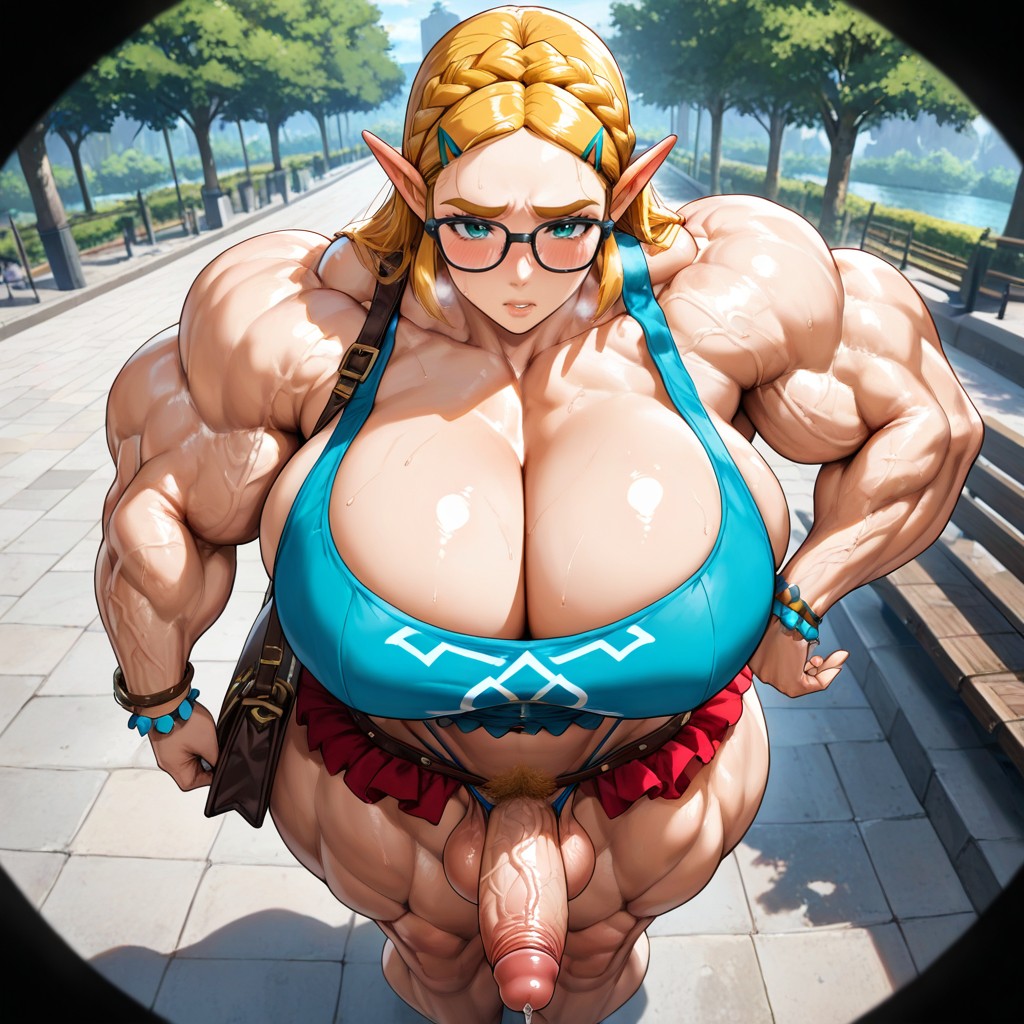 Abs, Standing, Erect Penis Hentai AI Porn