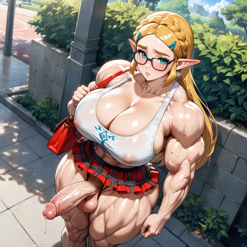 Futanari, One Expensive Shoulder Bag For Women, Wide Hips Hentai AI Porn
