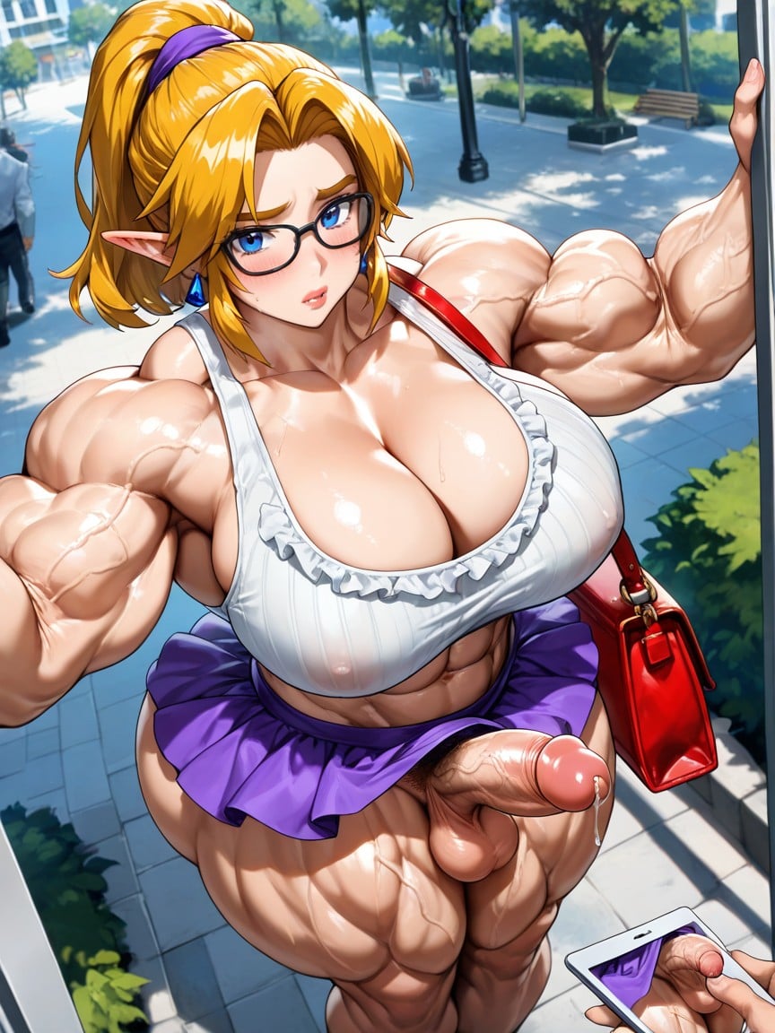 Muscular Veins, Small, Filled Lips Hentai AI Porn