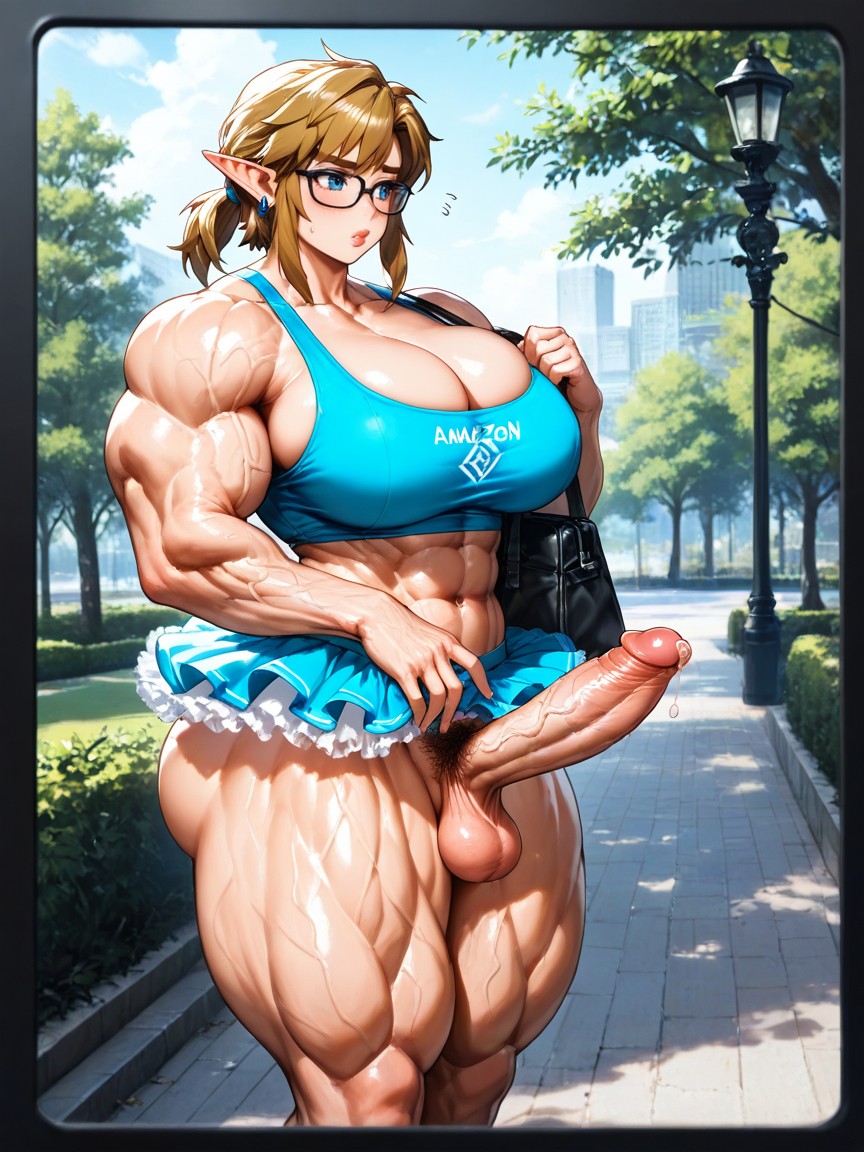 Vue De Côté, Bodybuilder, Thick Thighs Porno IA Hentai