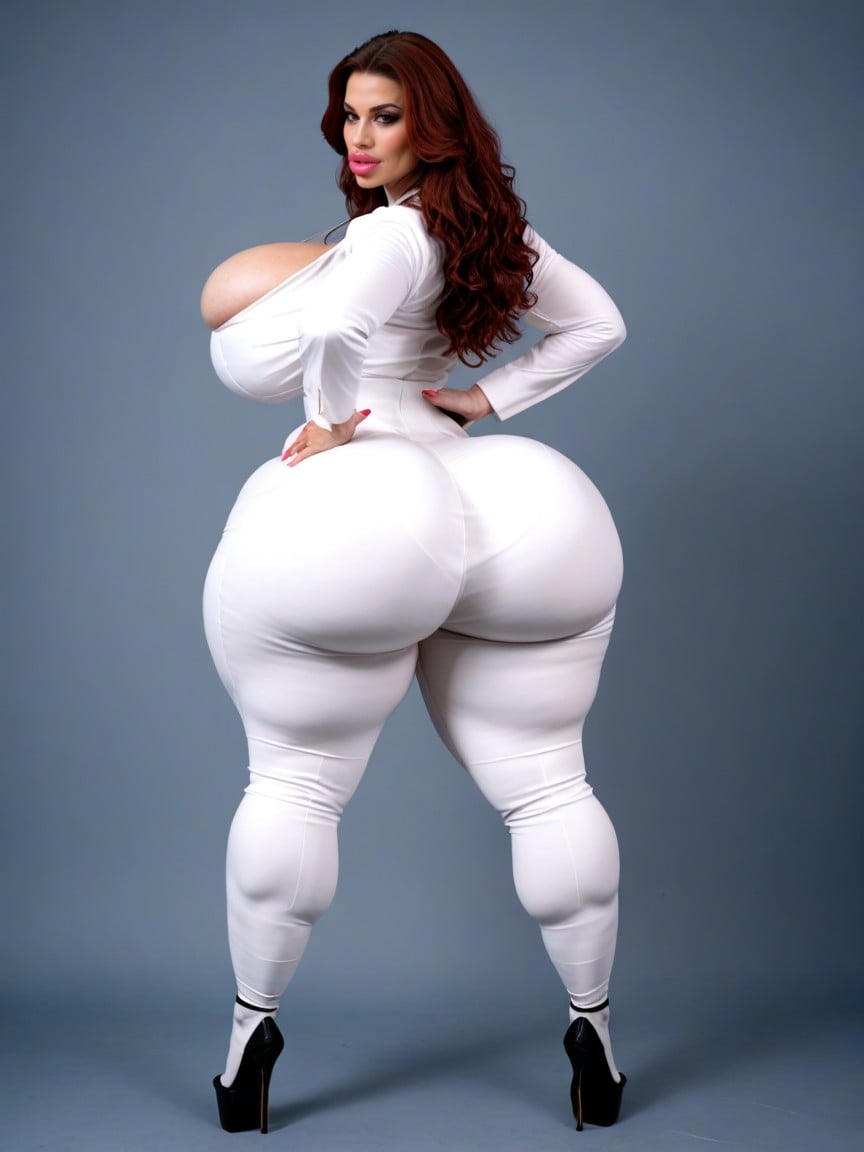 Extreme Hips, Close Up, Beautiful Face AI Porn