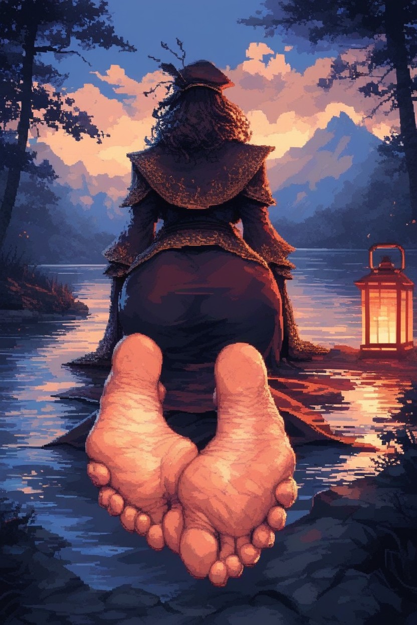 Rough Edges Of Feet, Rugged Soles, Meaty Sides Of Feet AI Porn