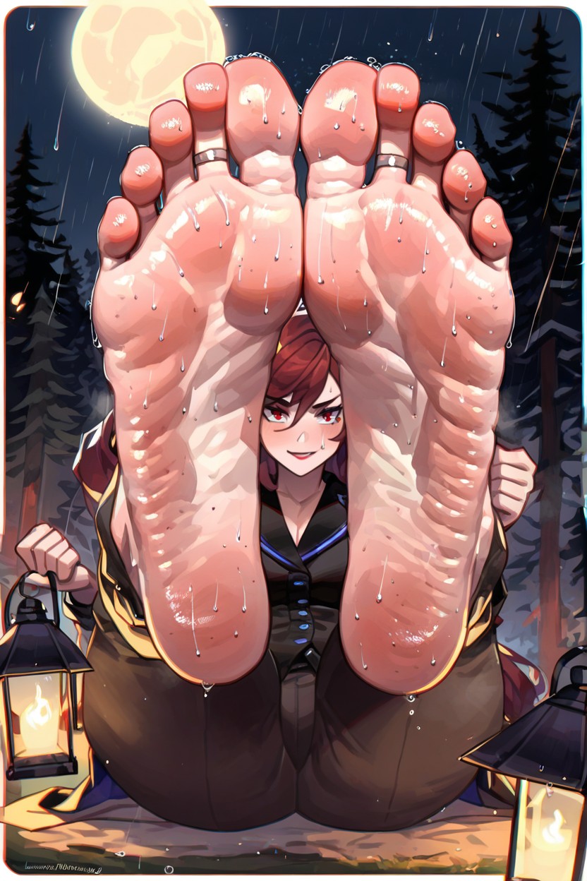 Wide Balls Of Feet, 18+, Chubby Soles AI Porn