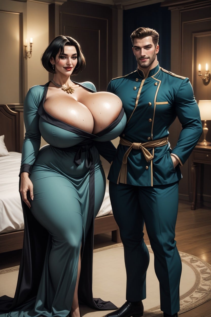 Straight, Extremely Large Ass, Sweat A Lot AI Porn