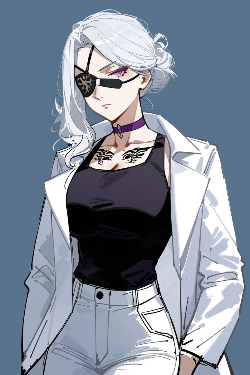 Tomboy Hair, Beautiful Appearance, Sketch AI Porn