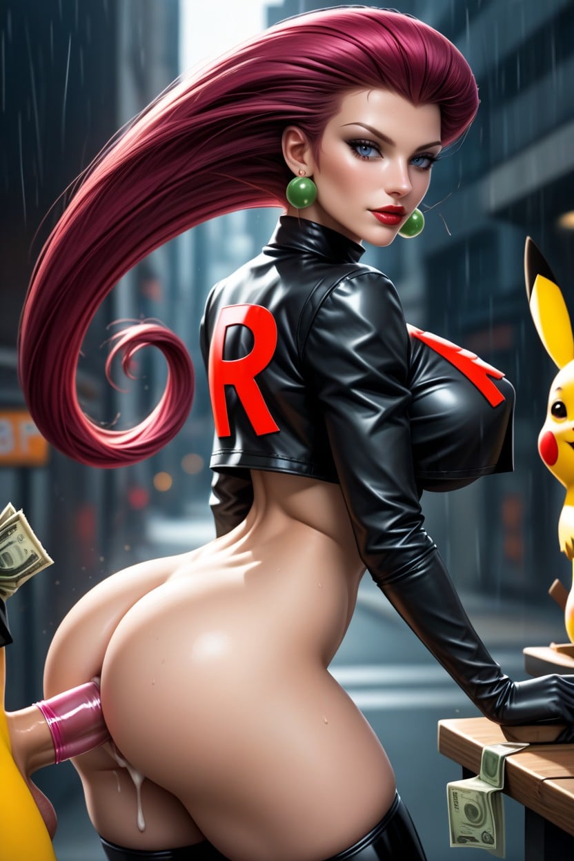 Extreme Wasp Waist, Pikachu Fucking From Behind, Falling Money AI Porn