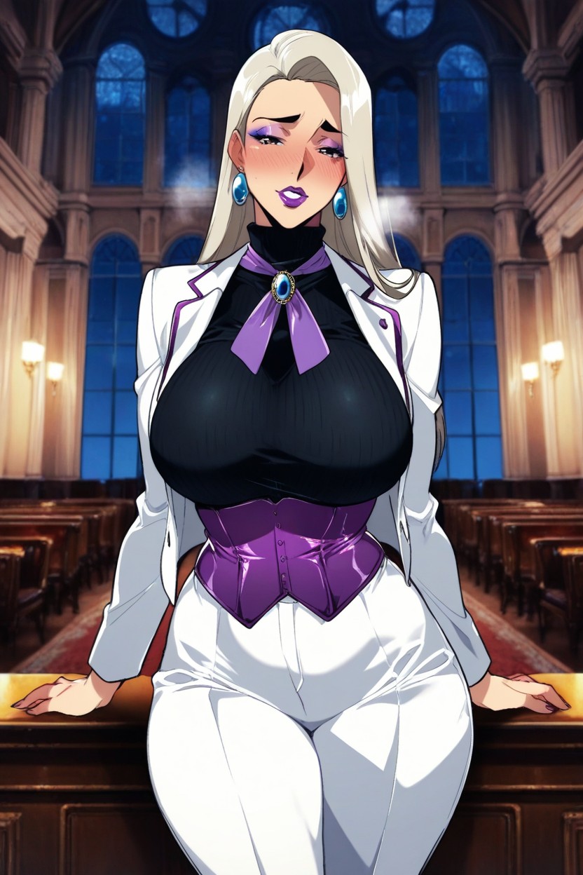 Massive Breast, Neckwear, 50+ AI Porn