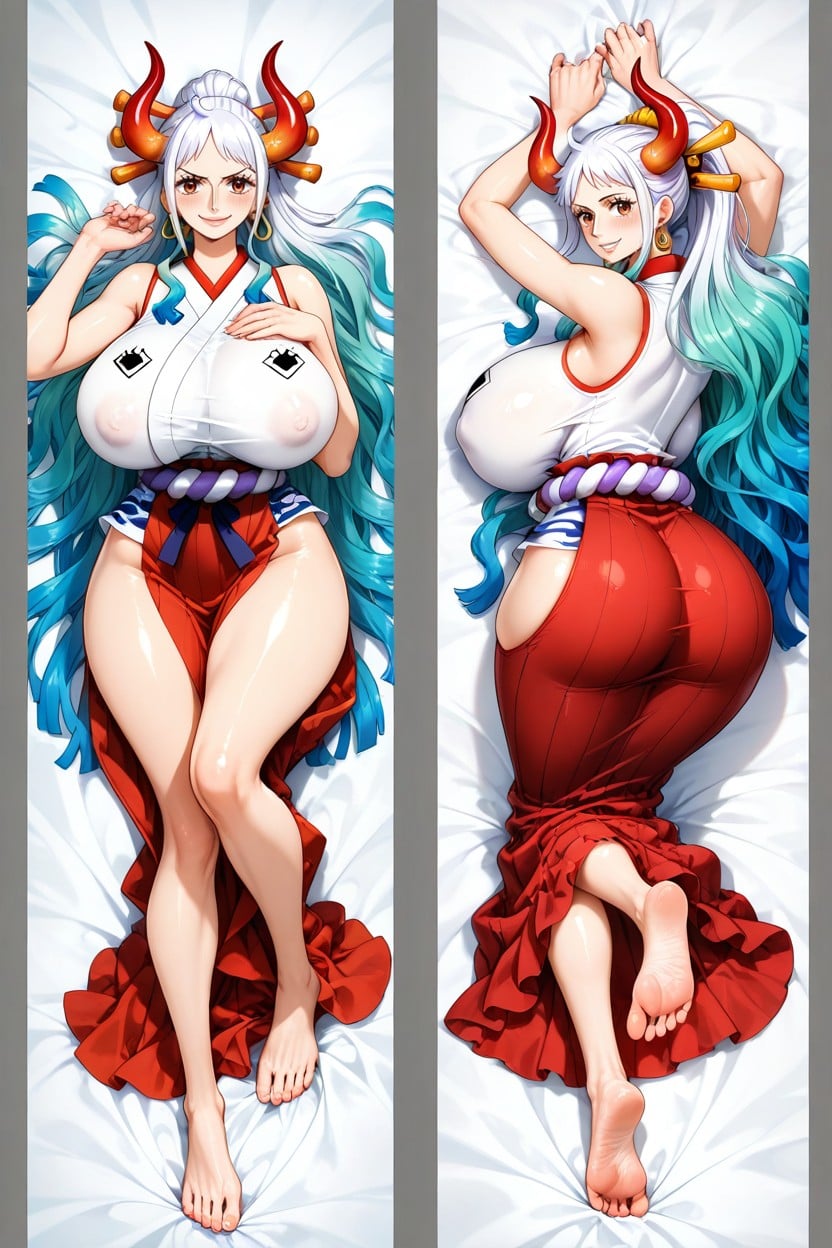Big Yamato Horns, Sfw, Hyper Massive Ass In Skirt AI Porn