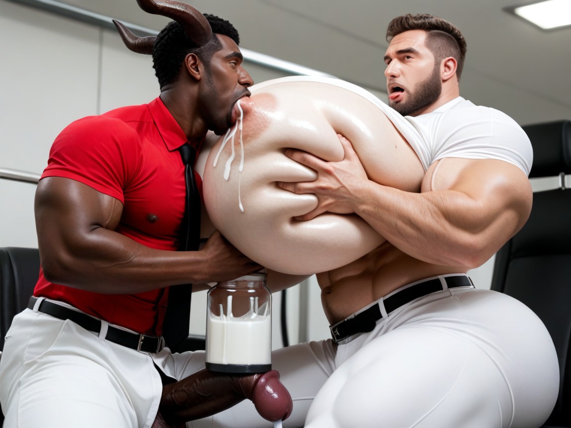Confused Face, Gigantic, 18+ AI Gay Porn
