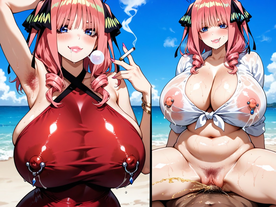 Tight Waist, Drill Hair, Looking At Viewer AI Porn