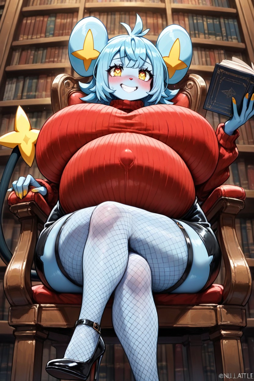 Beautiful Face, Heavily Pregnant, Shinx Ears AI Porn