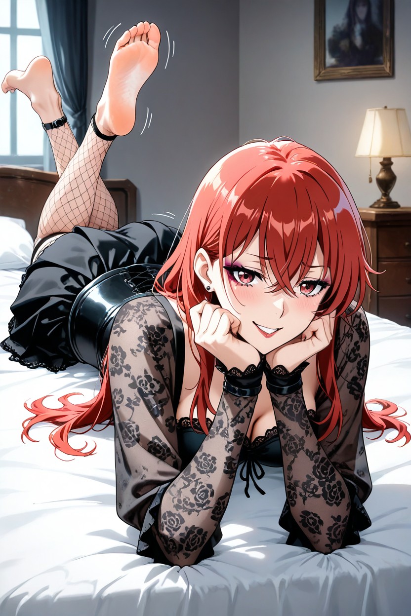 Anime Features, Bedroom, Cm Length AI黃漫
