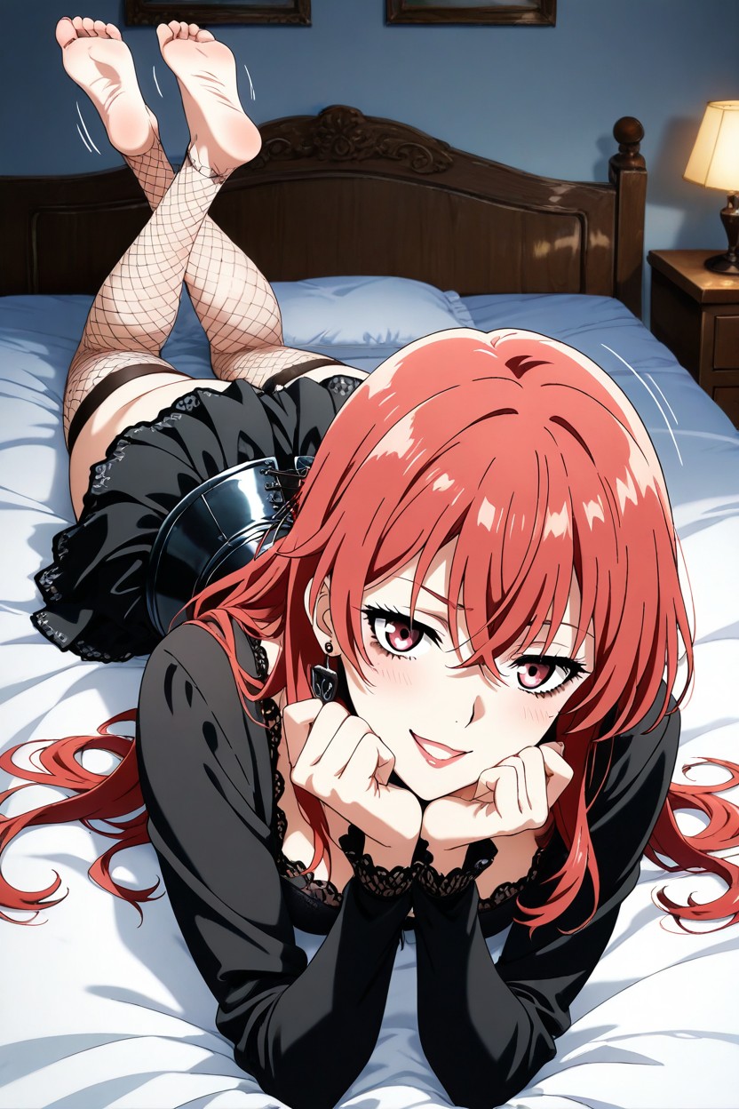 Red Hair, Intense Red Hair, Anime Hentai AI Porn