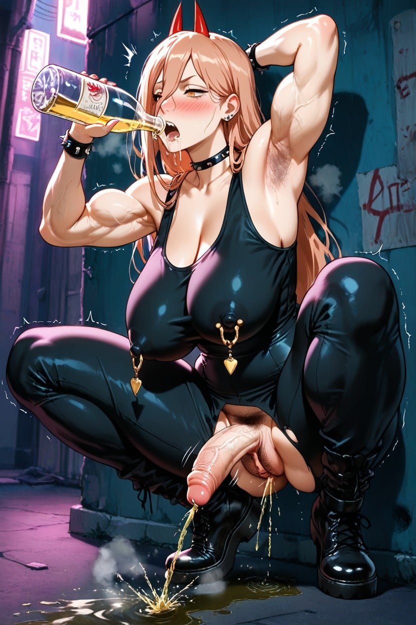 Torn Clothes, Steam Is Coming Out Of The Pussy, Shoes Hentai AI Porn