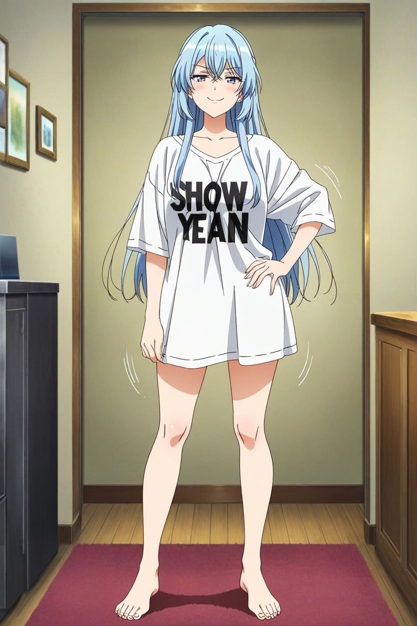 Perfect, Blue Haired Woman, Straight Hentai AI Porn