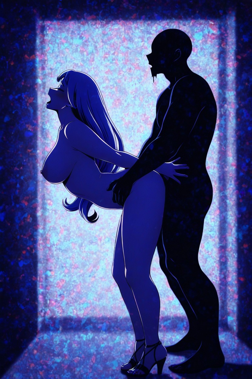 側面図, 腕を背中に, 25+ ヘンタイAIポルノ