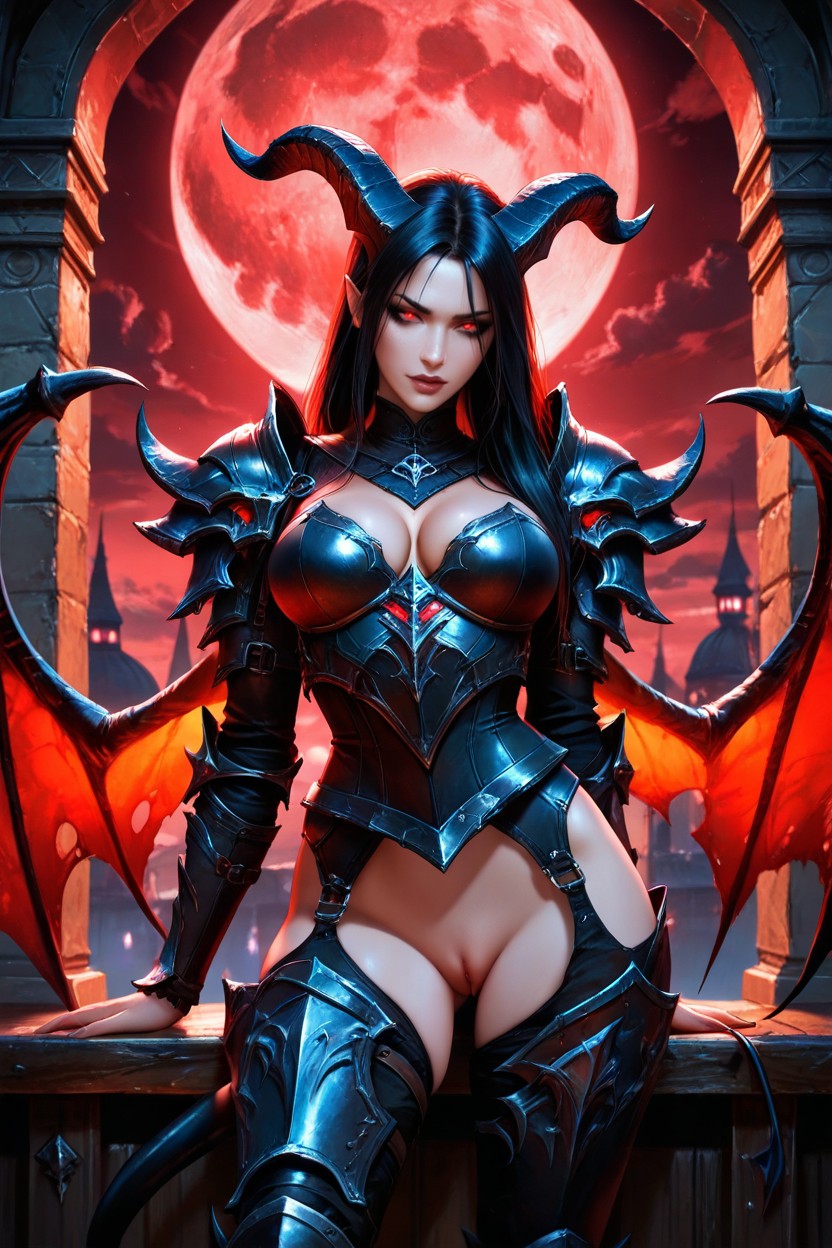 Interior, Full Plate Armor, Showing Pussy Porno IA