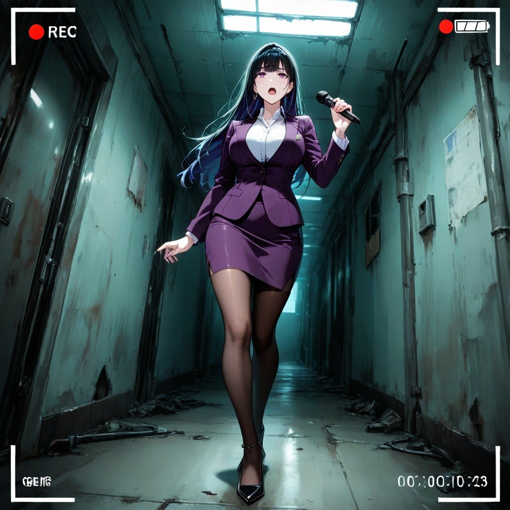 Shivering Body Effect, Black Stockings, 正常 AI黃漫