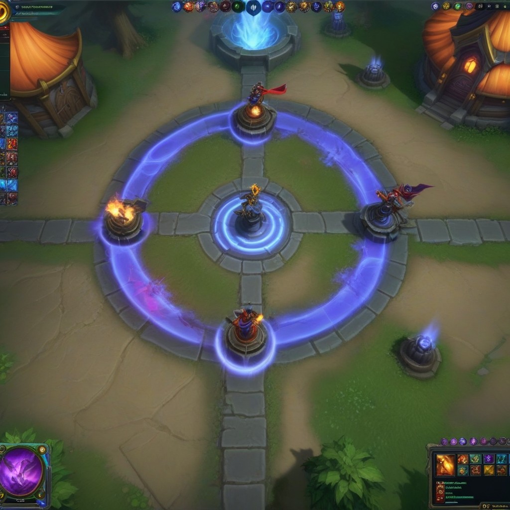 Create Screenshot From Classic League Of Legends Game, Classic Game Artstyle, League Of Legends Gameplay Porno IA