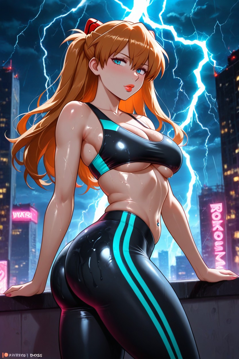 レーブ・ライティング, Thick Thighs, 雷雨 ヘンタイAIポルノ